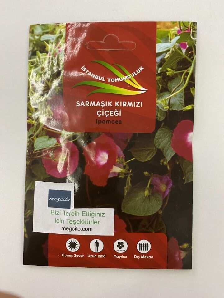 SARMAŞIK ( ÇOKLU TOHUM ) - 50 Tohum - KIRMIZI Renk