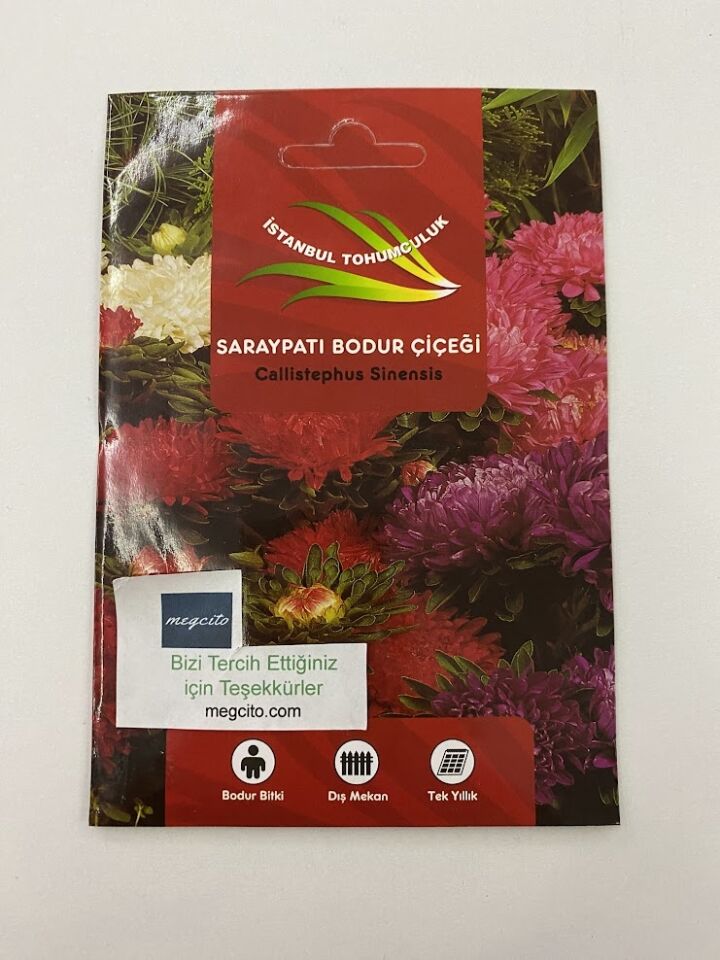 SARAYPATI BODUR ( ÇOKLU TOHUM ) - 125 Tohum - KARIŞIK Renk