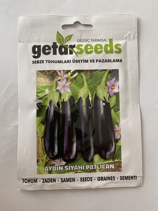 PATLICAN AYDIN SİYAH ( ÇOKLU TOHUM ) - 5 Gram