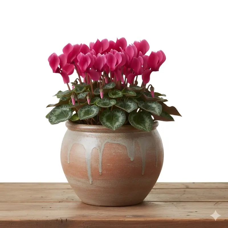 Siklamen Dalgalı Kenar Rose Renk - Saksılık 5 Tohum